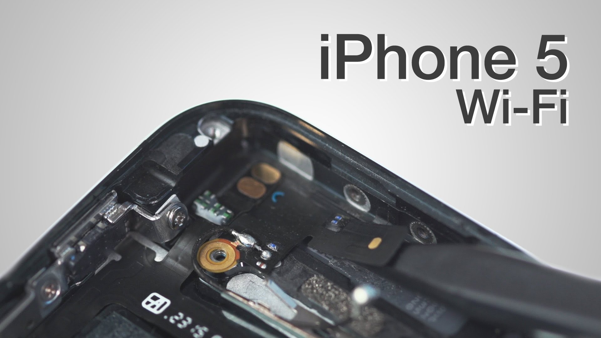 iPhone 5 wifiアンテナ交換修理動画