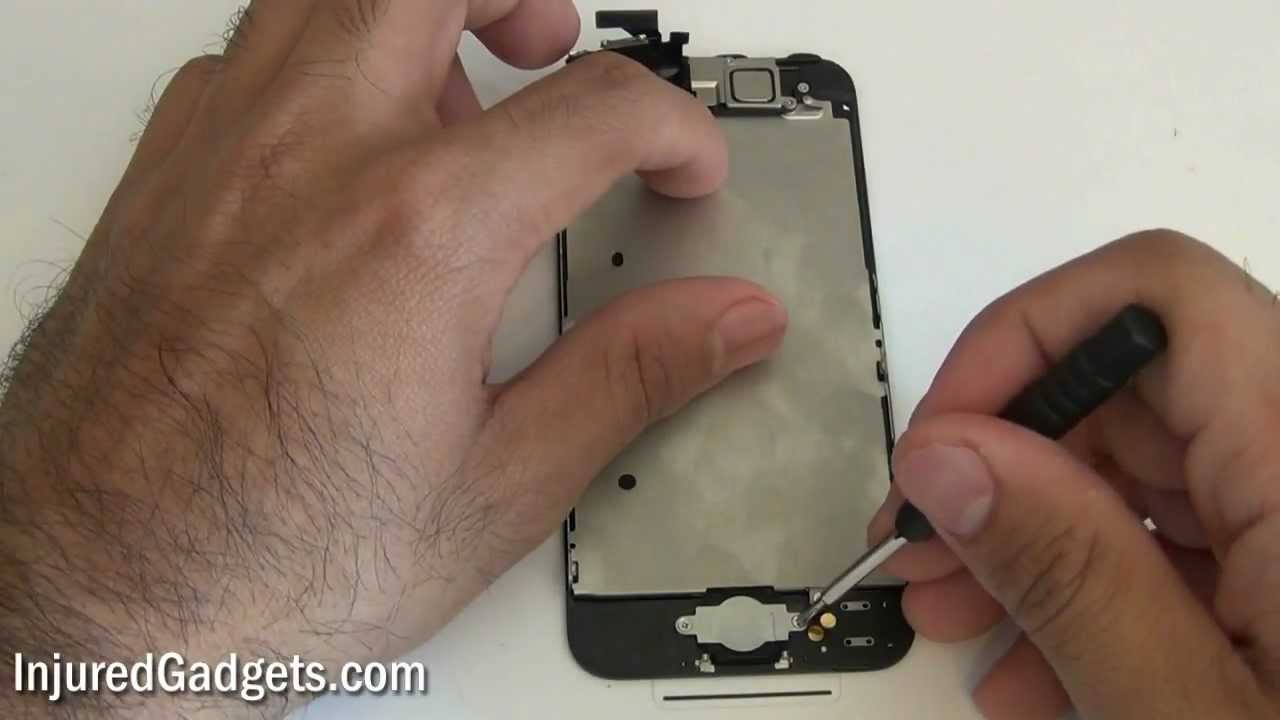 iPhone5 ホームボタンケーブル交換修理方法動画