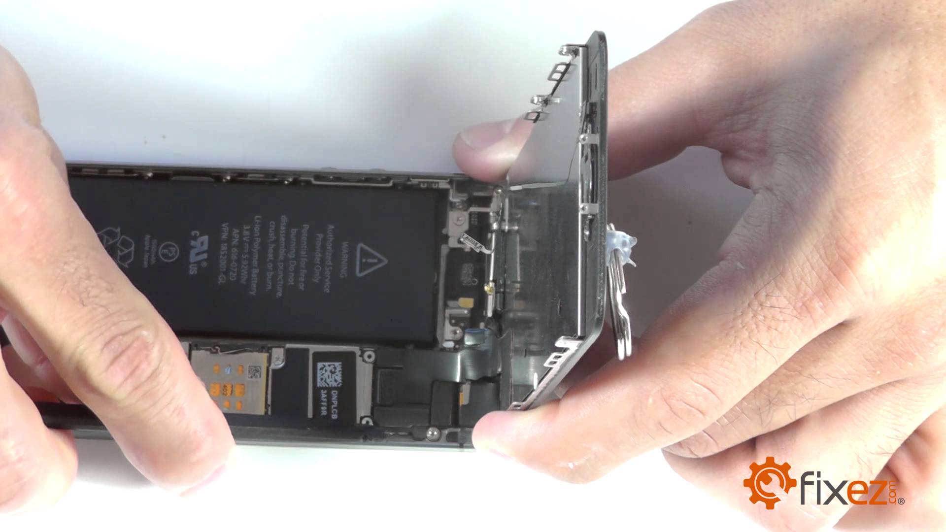 iPhone5S ドックコネクタ・ラウドスピーカー修理交換方法動画
