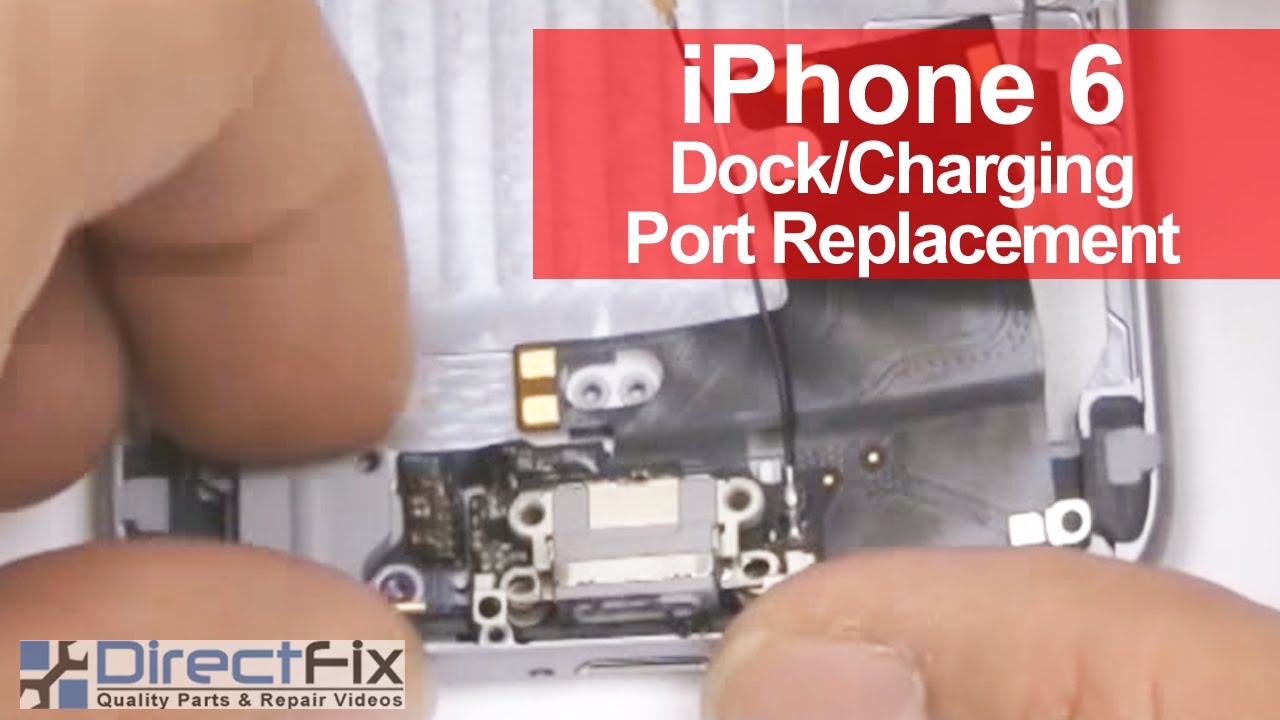 iPhone6 ドックコネクタ・チャージポート 交換・設置方法動画