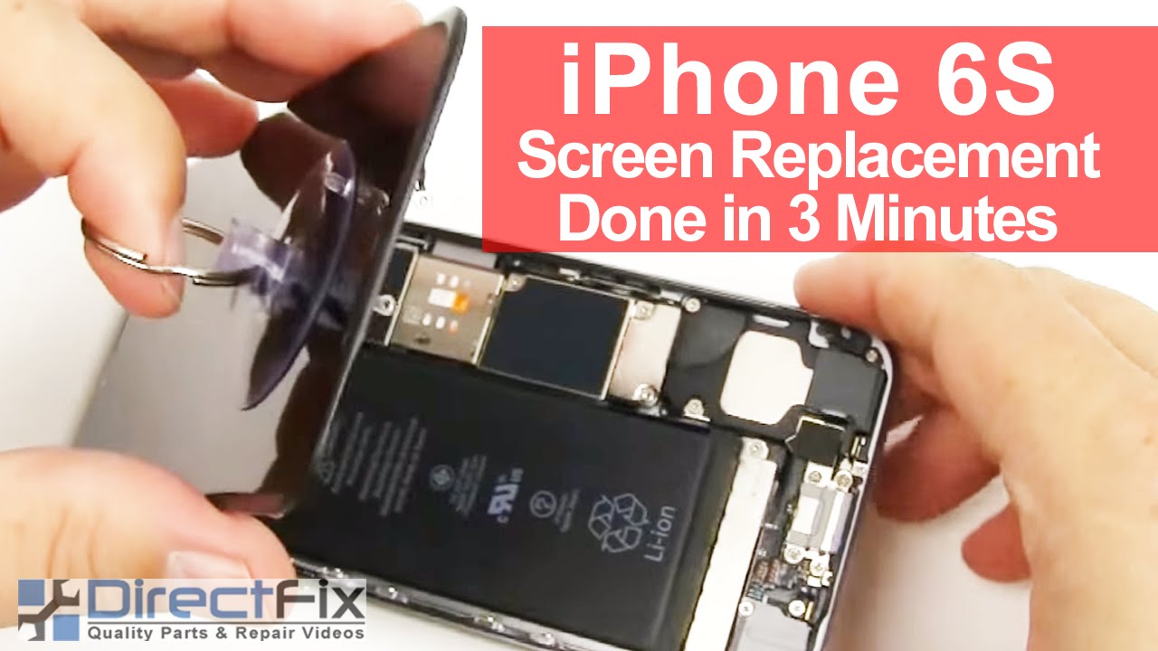 iPhone6S フロントパネル交換(ガラス割れ修理)方法動画
