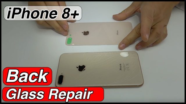 iPhone8 plus  背面ガラス割れ バックパネル 交換修理方法動画